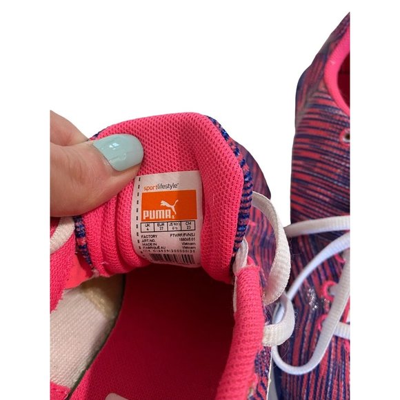 Puma Women’s Size‎ 6.5 Bravery 188065 01 Blue Pink Running Shoes Sneakers - Picture 7 of 7